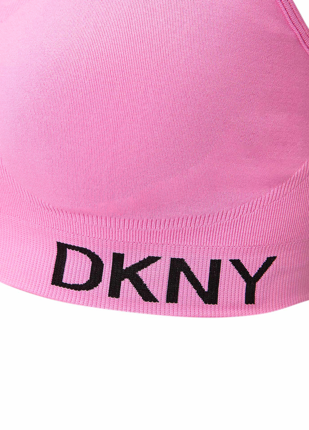 Розовый топ бюстгальтер DKNY без косточек хлопок