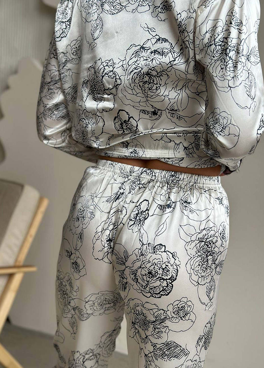 Сіра всесезон піжама (сорочка, штани) сорочка + брюки NOVA VEGA