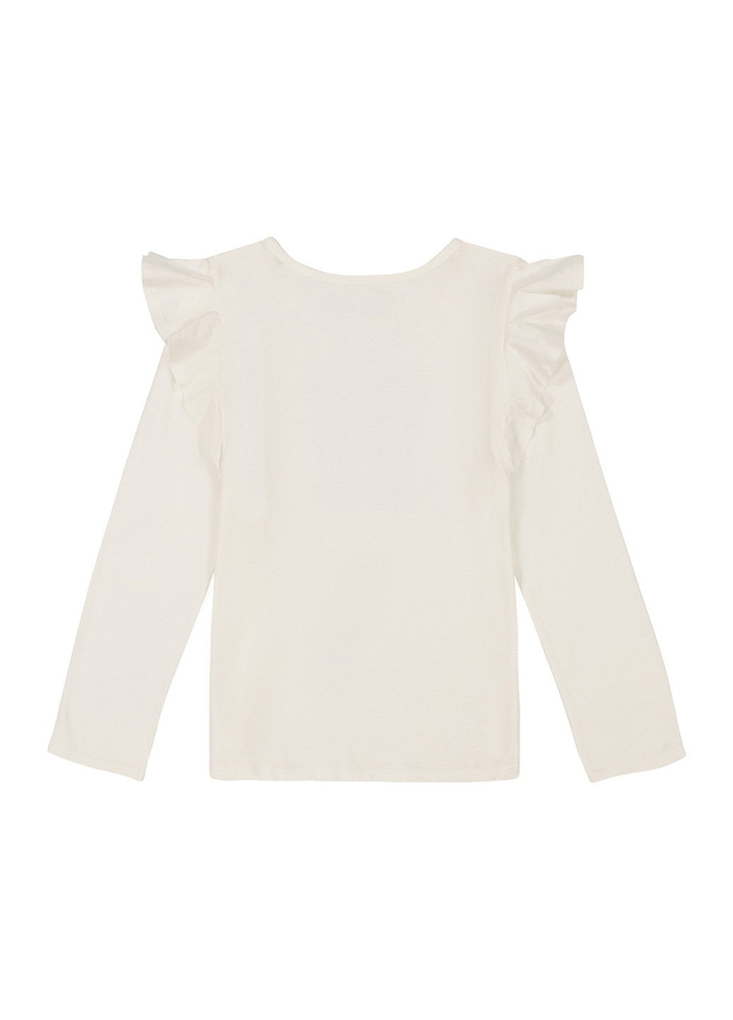 Белый демисезонный кэжуал лонгслив Tommy Hilfiger однотонный