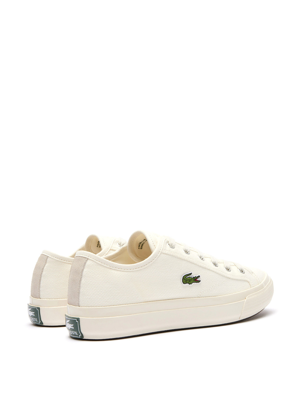 Белые кеды Lacoste