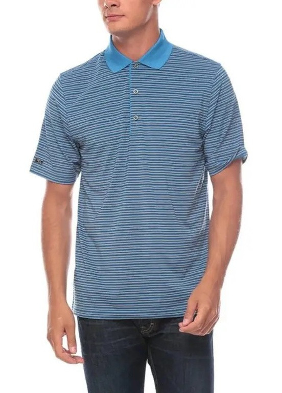 Цветная футболка-поло мужское для мужчин Greg Norman в полоску
