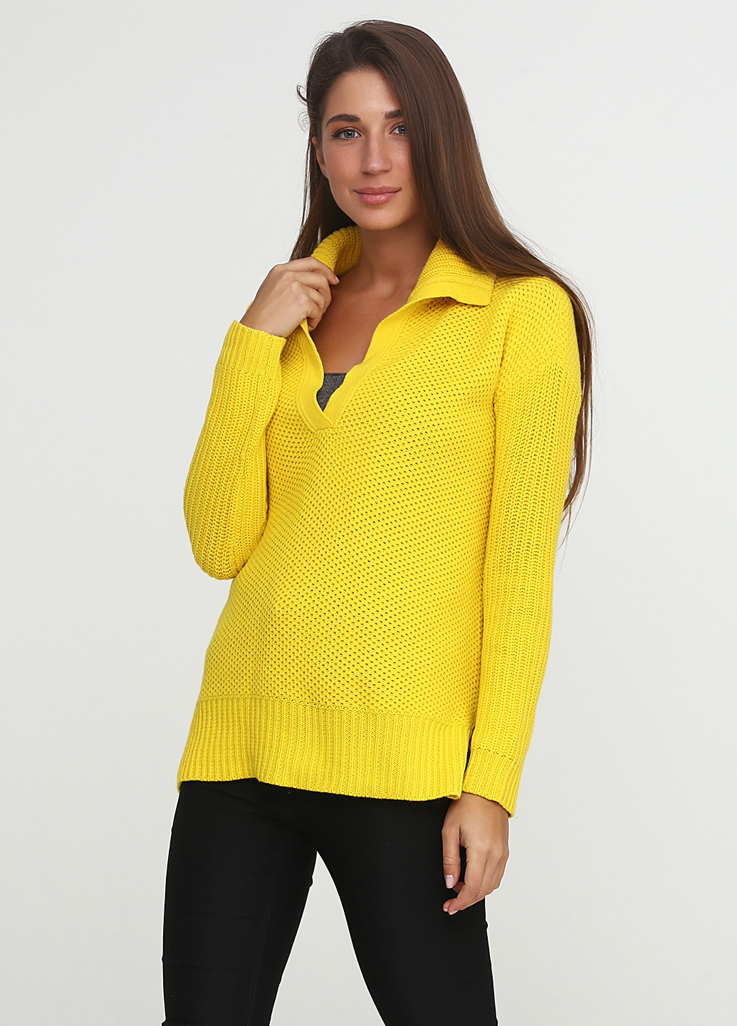 Желтый демисезонный пуловер пуловер Ralph Lauren