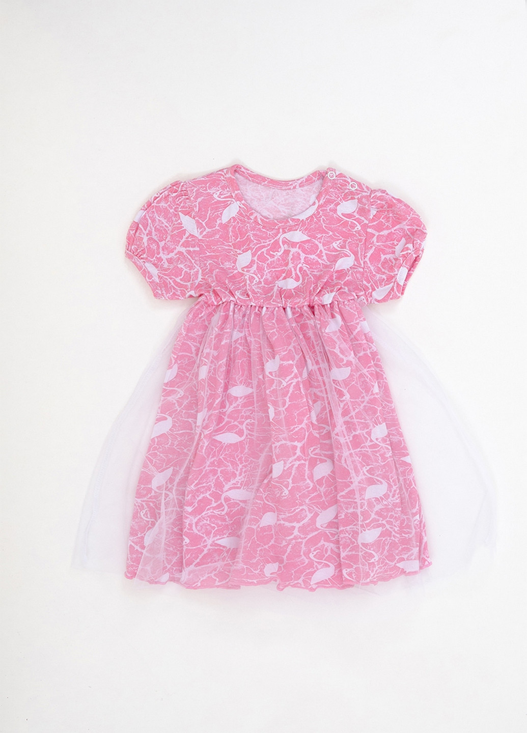 Розовое платье для девочки Фламинго Текстиль (253422355)