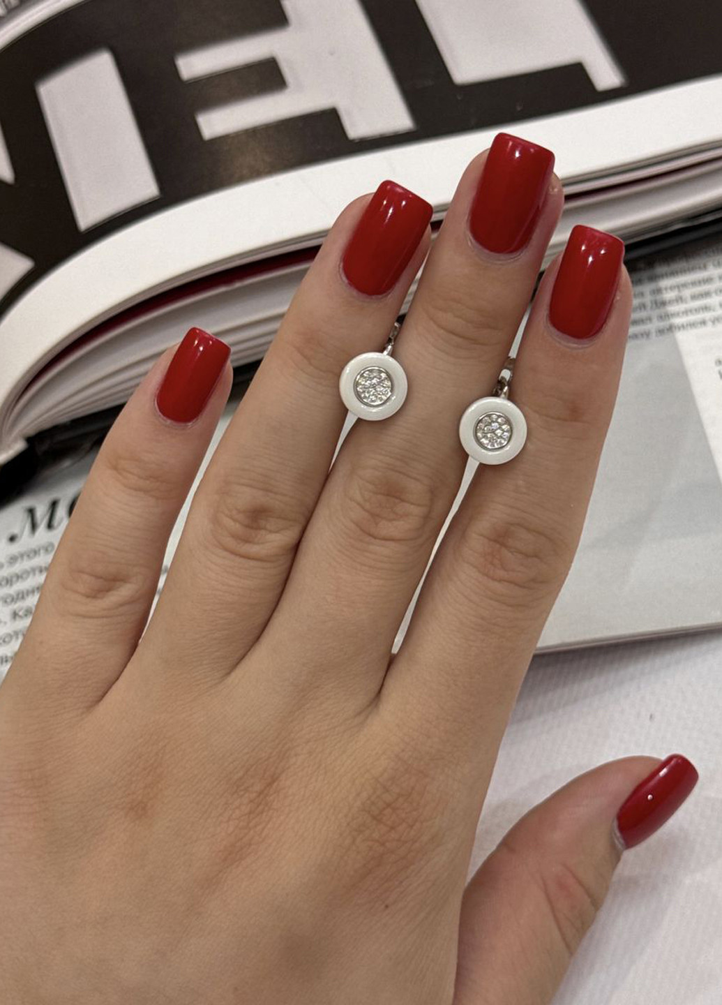 Сережки Silver Flame (307258404)