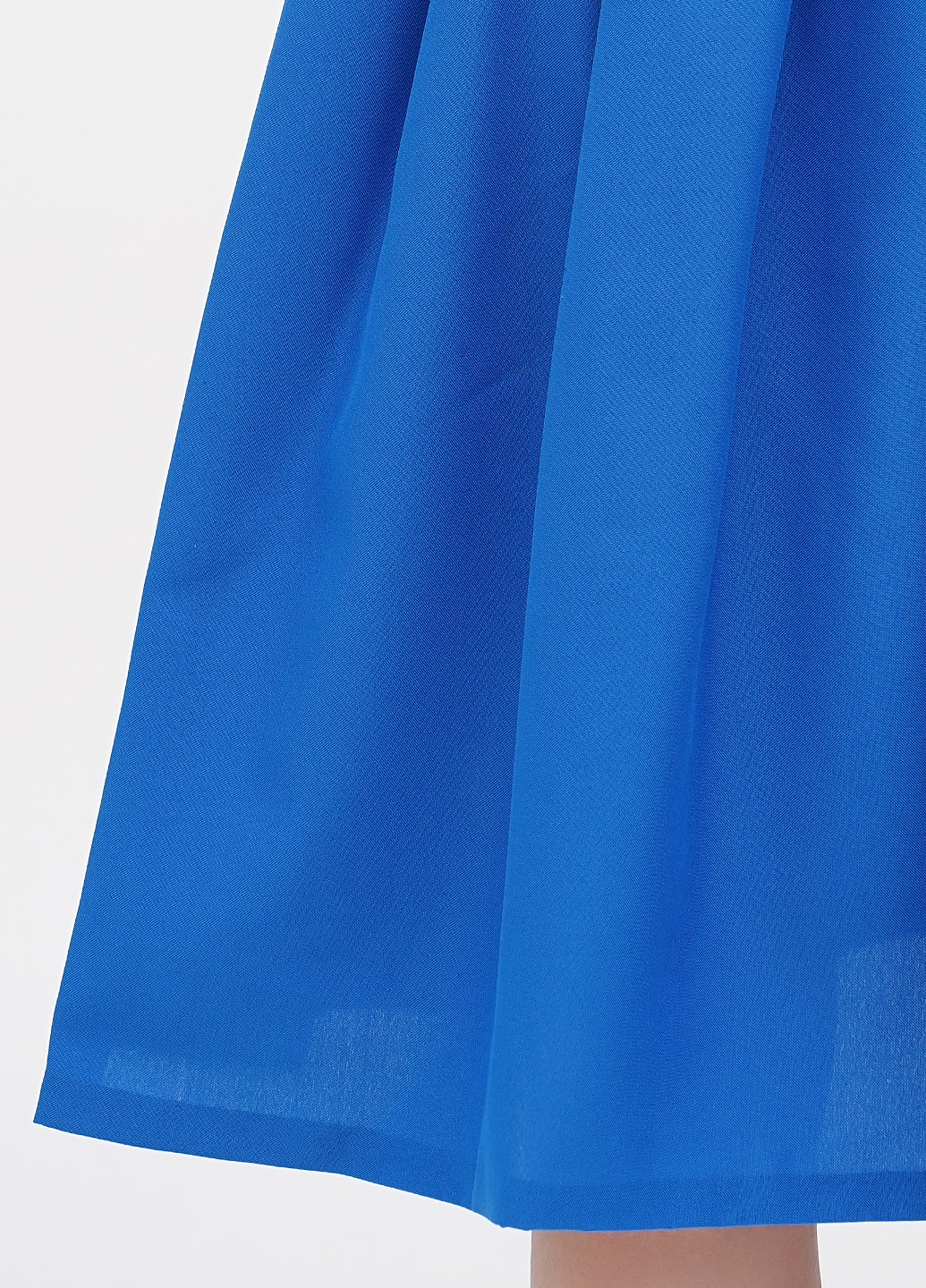 Голубая кэжуал однотонная юбка Laura Bettini клешированная