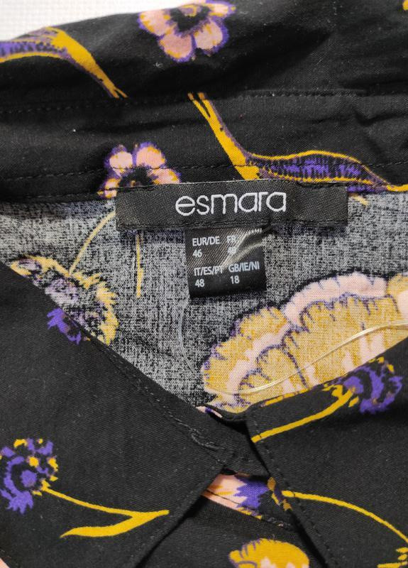 Комбінована вільна блузка сорочка Esmara
