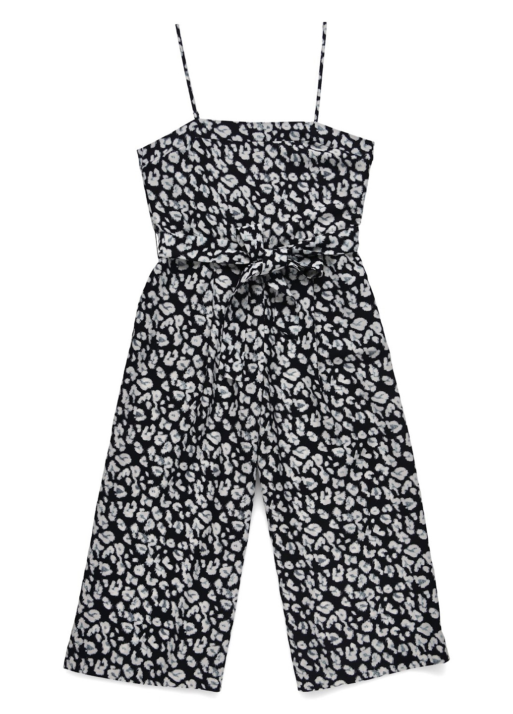 Комбинезон Banana Republic комбинезон-брюки леопардовый чёрно-белого кэжуал полиэстер