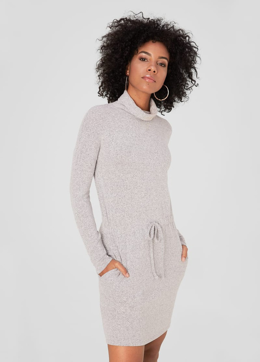 Серое кэжуал платье C&A однотонное