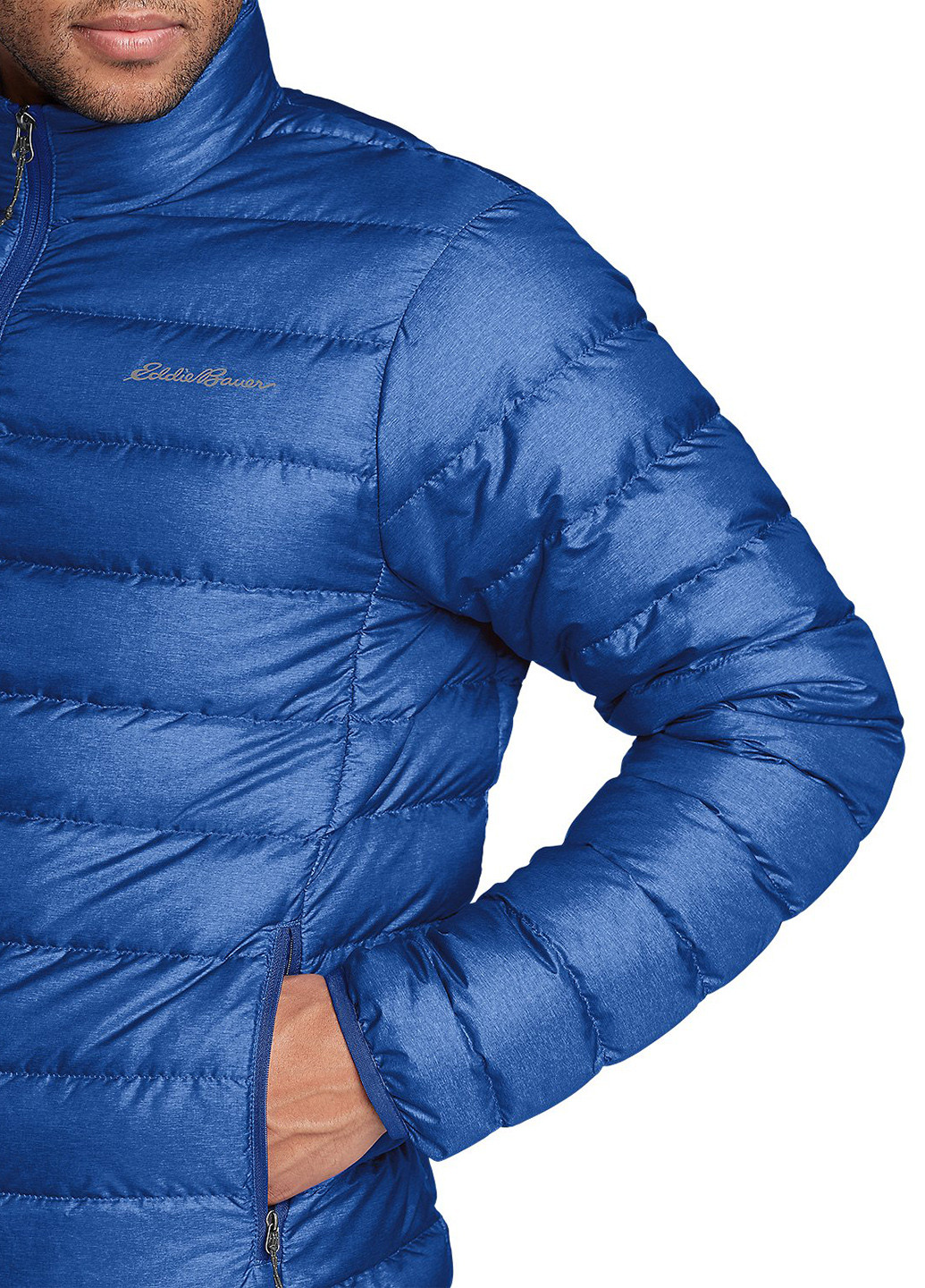 Синяя зимняя куртка Eddie Bauer