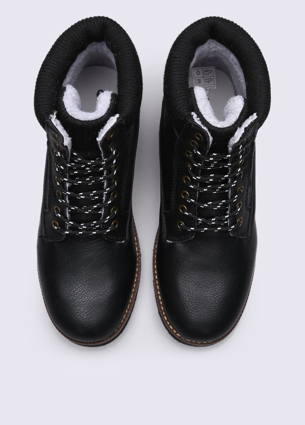 Черные зимние ботинки тимберленды Champion