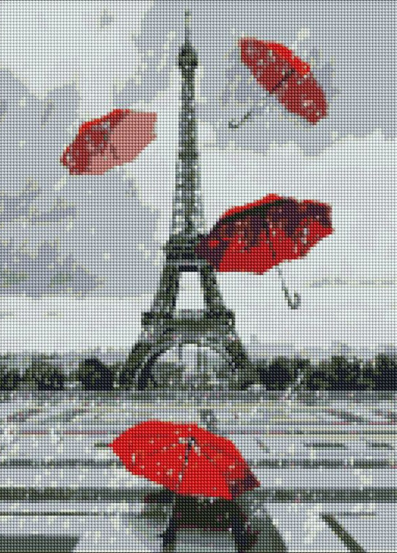 Алмазна мозаїка. Улюблений Париж. 40х50см. AMO7219. Ідейка Идейка (254178122)