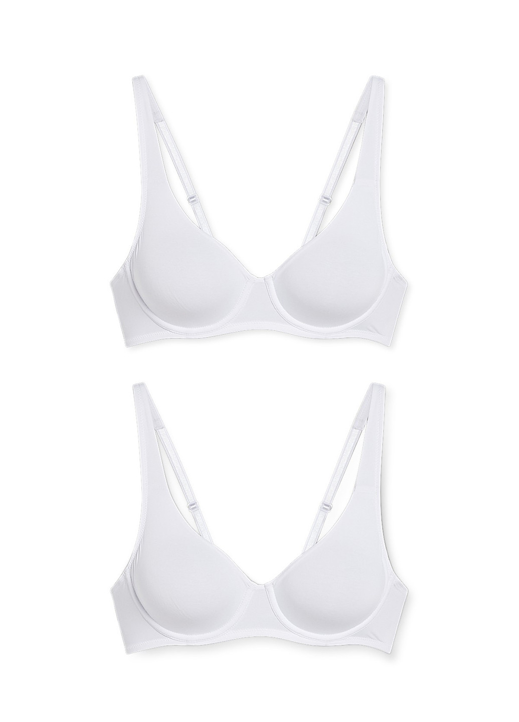 Белый бюстгальтер (2 шт.) C&A с косточками полиамид