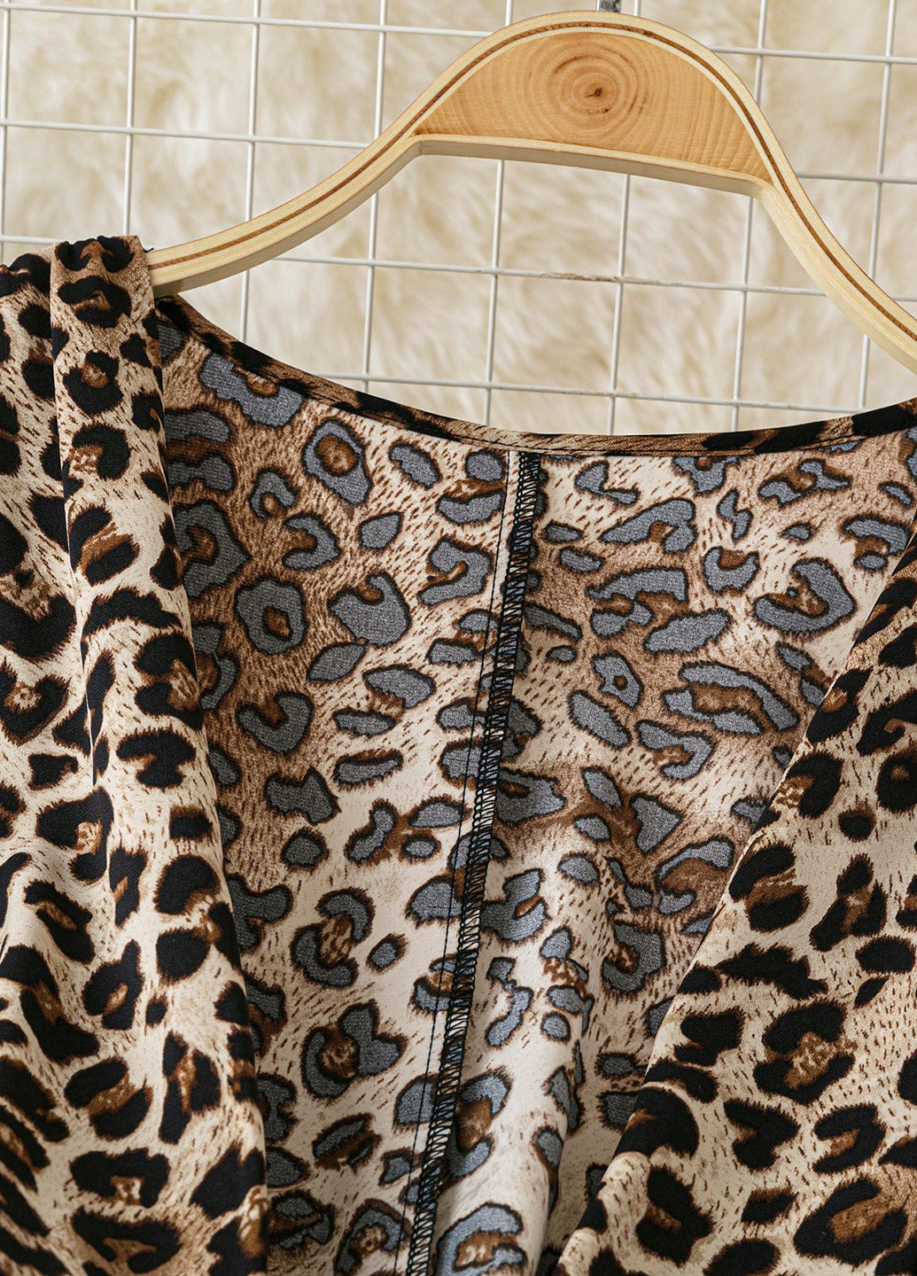 Комбинезон SHEIN комбинезон-брюки леопардовый комбинированный кэжуал полиэстер