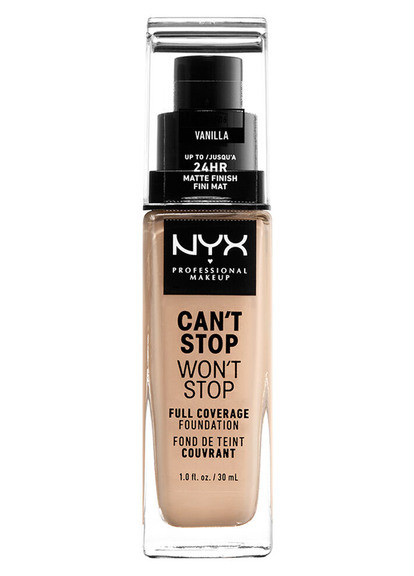 Тональна основа Can't Stop Won't Stop Full Coverage Foundation NYX Professional Makeup (250062178)