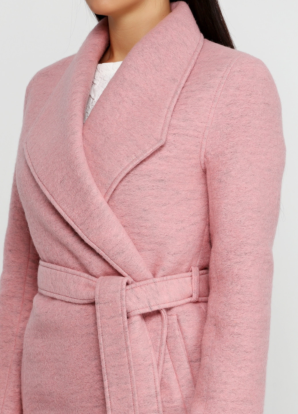 Розовое демисезонное Пальто Florens