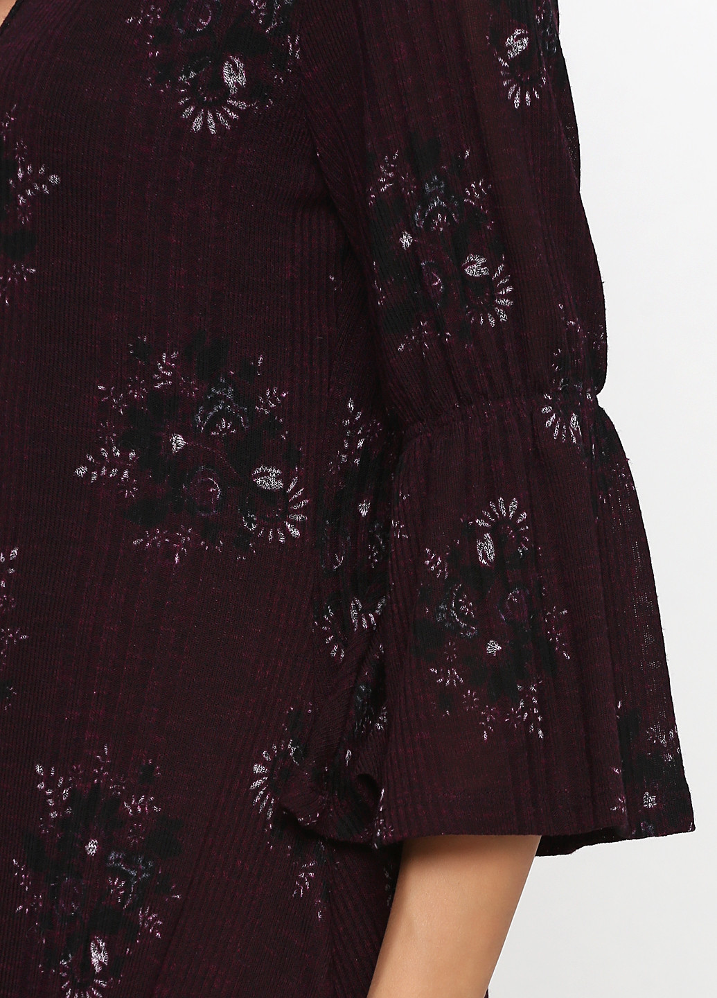 Темно-Фиолетовое кэжуал платье на подкладе Alya by Francesca`s с цветочным принтом