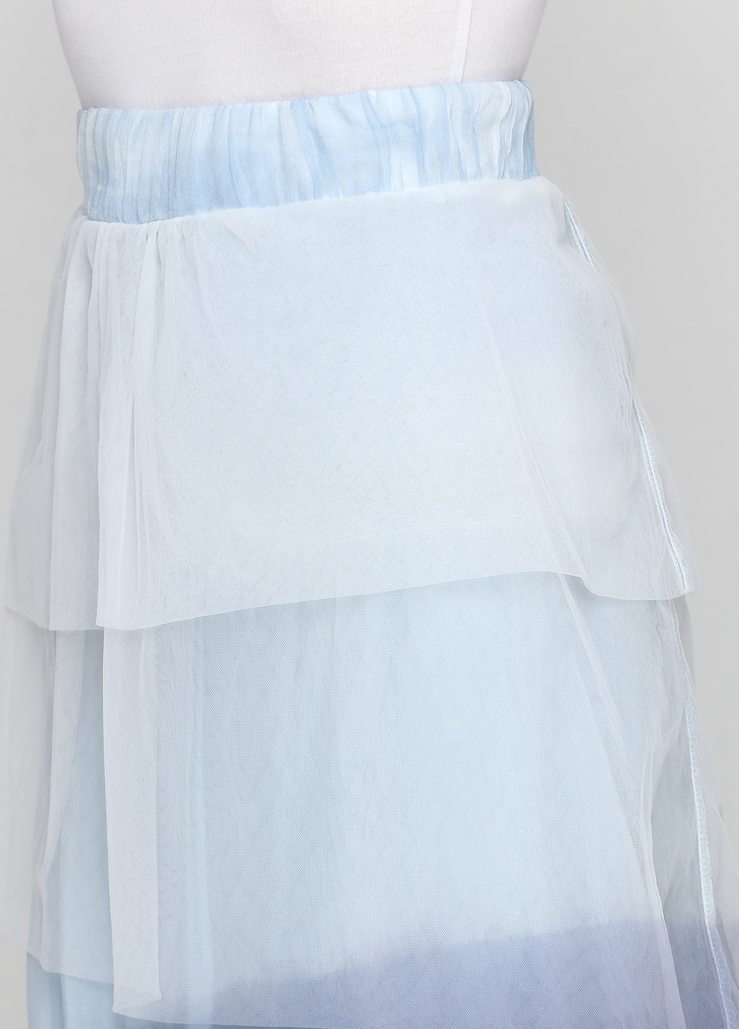 Голубая кэжуал градиентной расцветки юбка Made in Italy