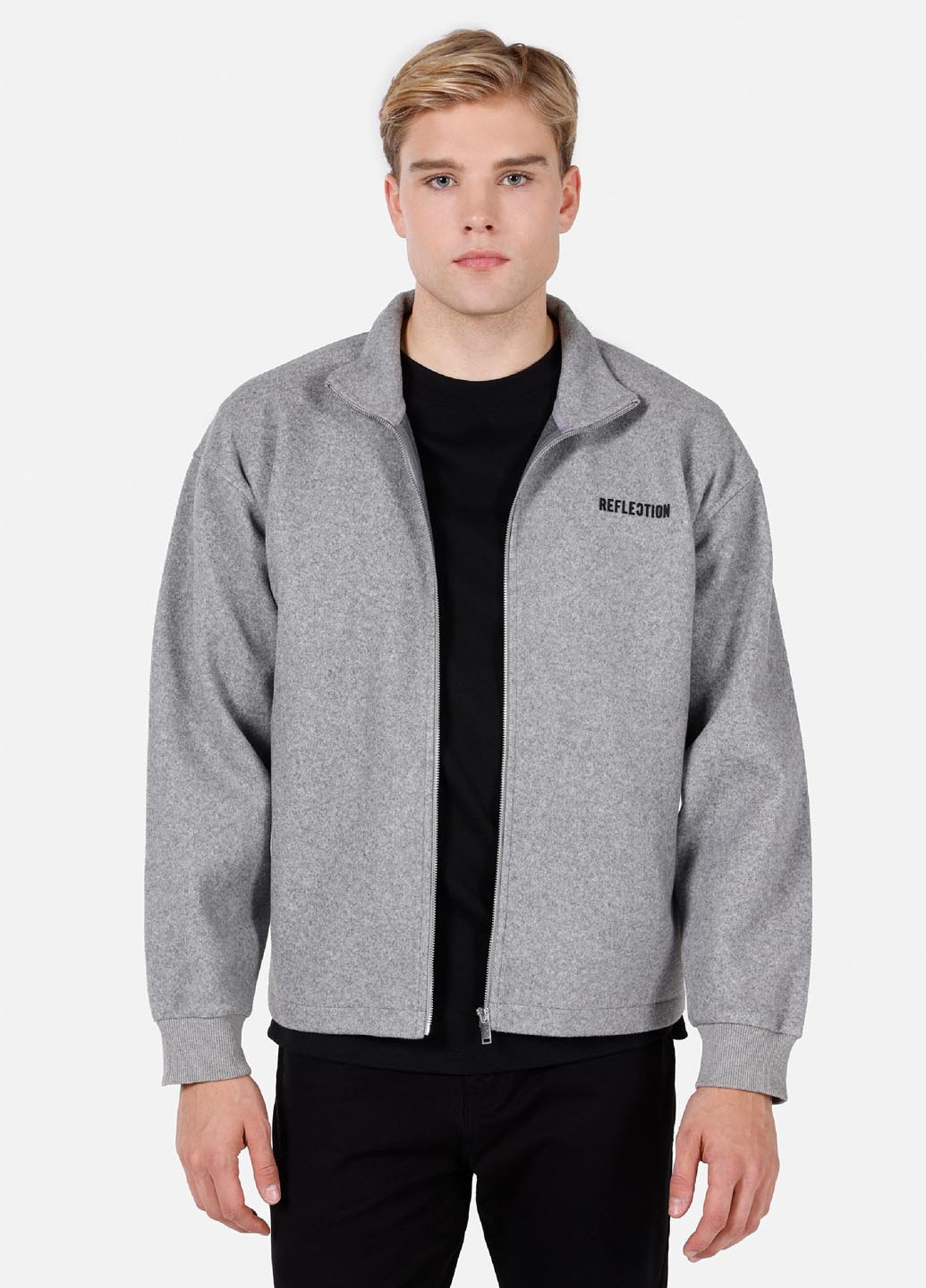 Серая демисезонная куртка Colin's