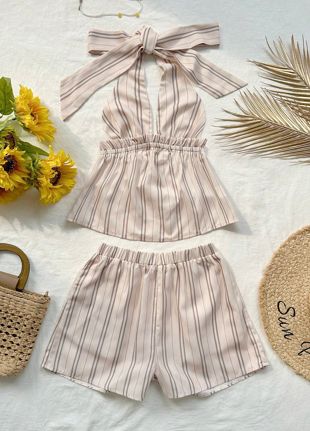 Костюм (топ, шорты) SHEIN (316736083)