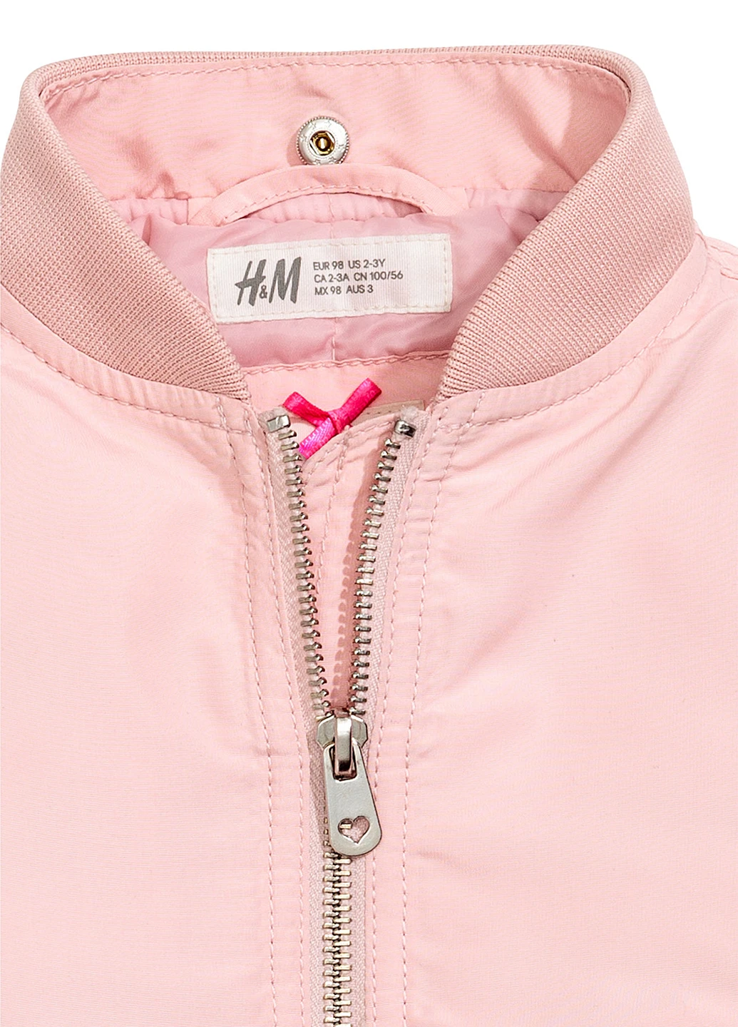 Світло-рожева демісезонна куртка H&M