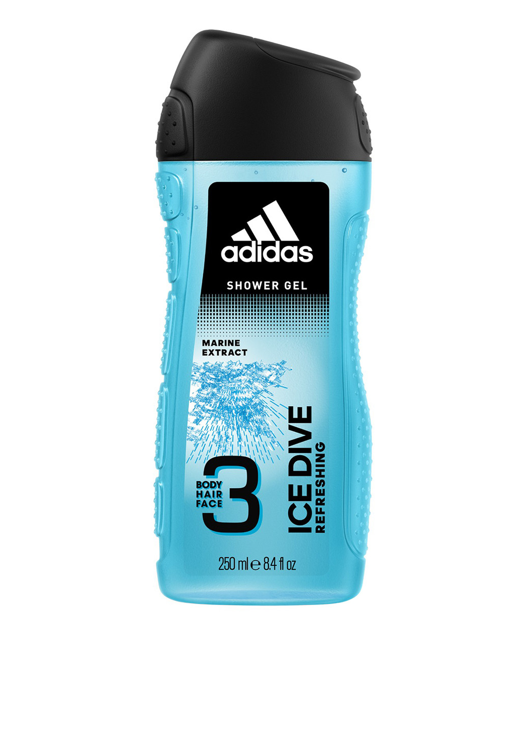 Гель для душа Аdidas Ice Dive 3 in 1, 250 мл adidas (186550844)