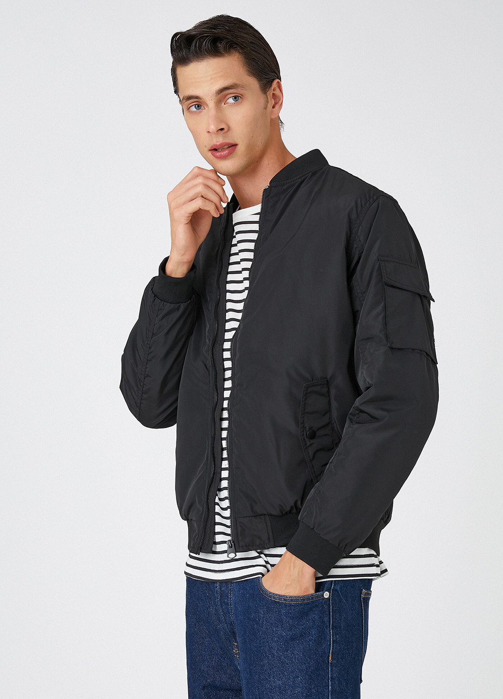 Бомбер KOTON пілот (авіатор) на блискавці (362159995)