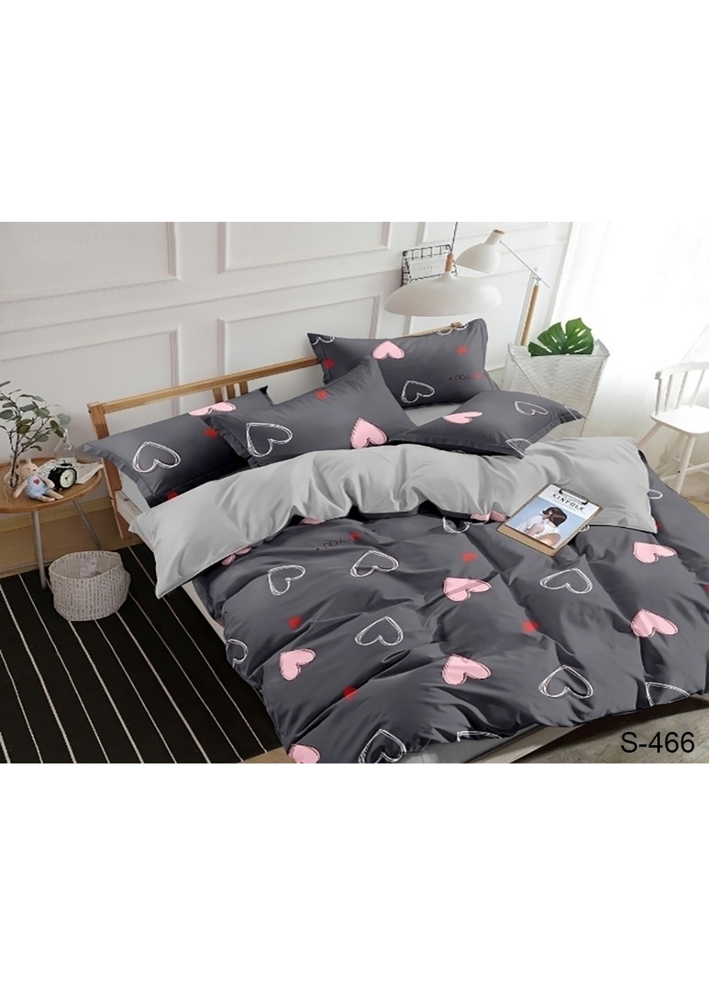 Комплект постельного белья с компаньоном 2-спальный Tag (221058881)