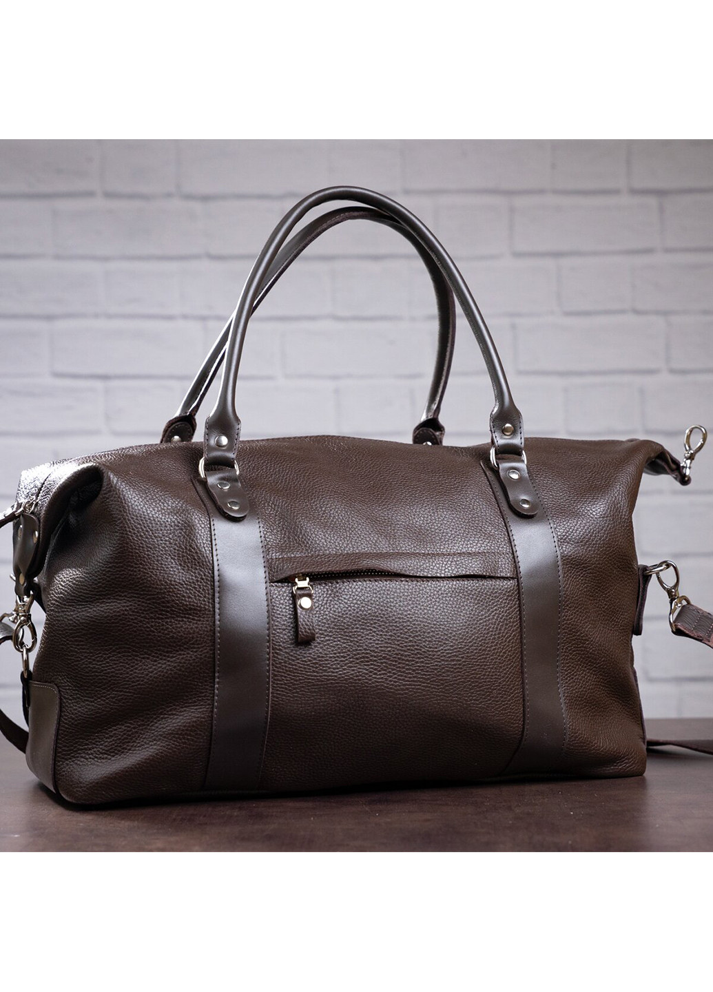 Кожаная дорожная сумка 42х22х29 см Shvigel (229458759)