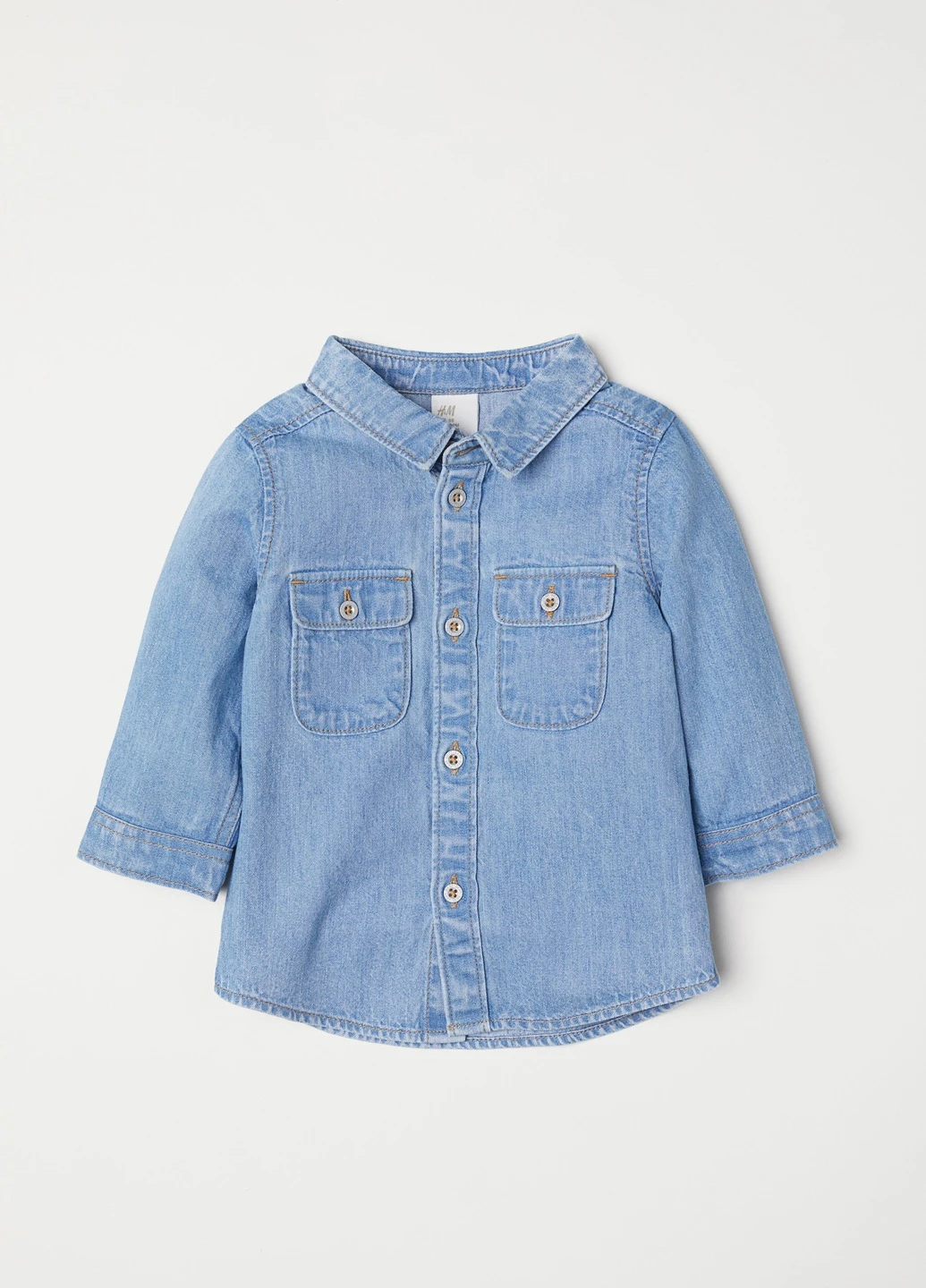 Блуза демісезон,джинсовий, H&M (255192445)