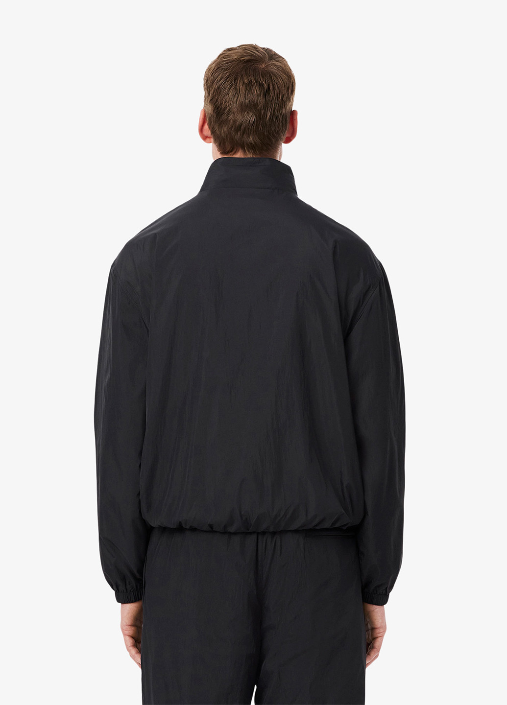 Чорна демісезонна куртка Lacoste