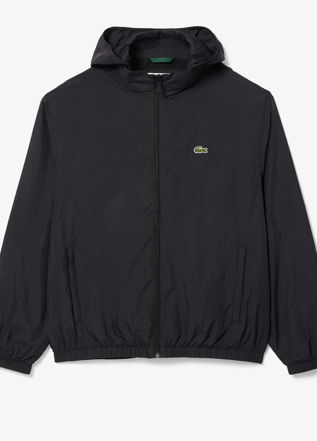 Чорна демісезонна куртка Lacoste