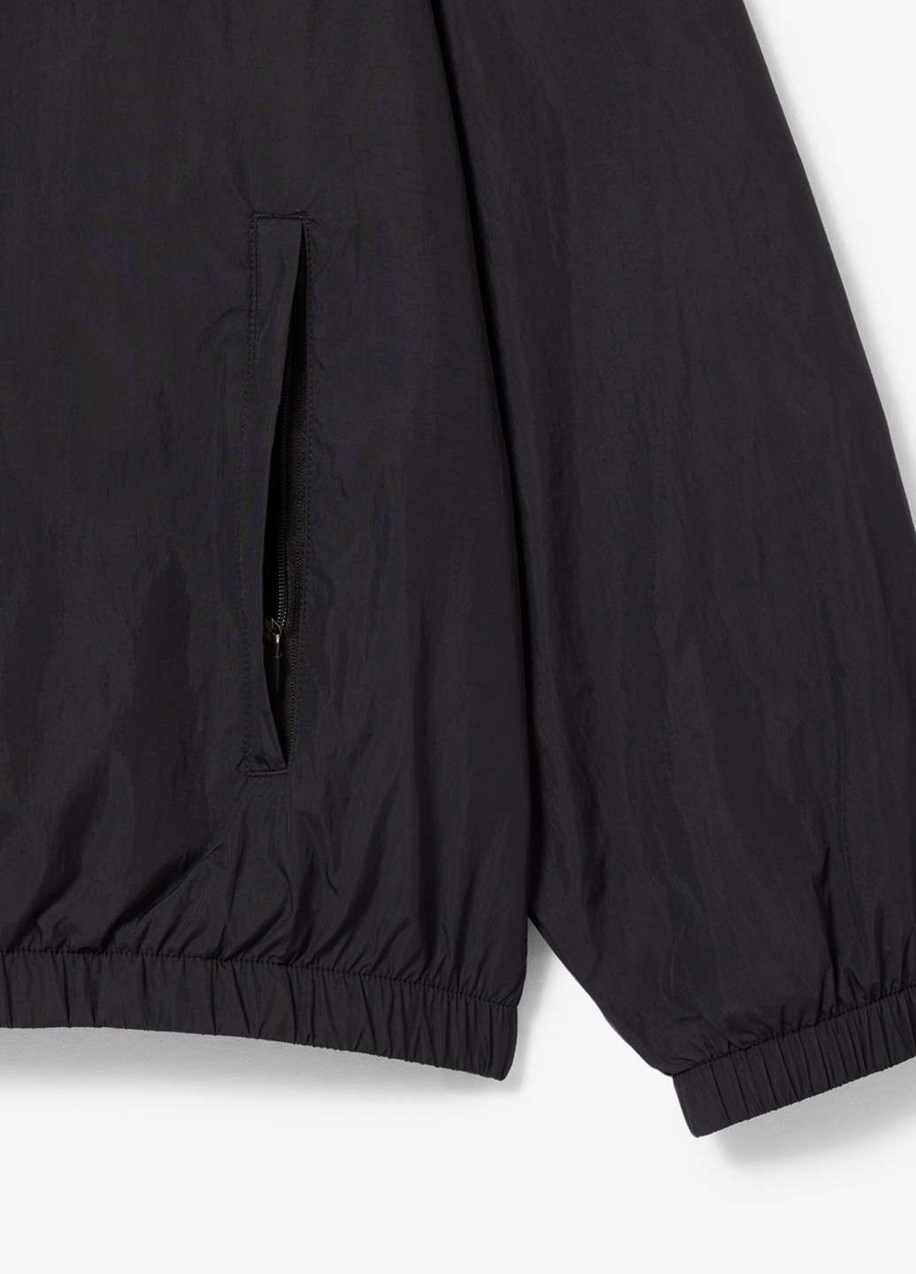 Чорна демісезонна куртка Lacoste