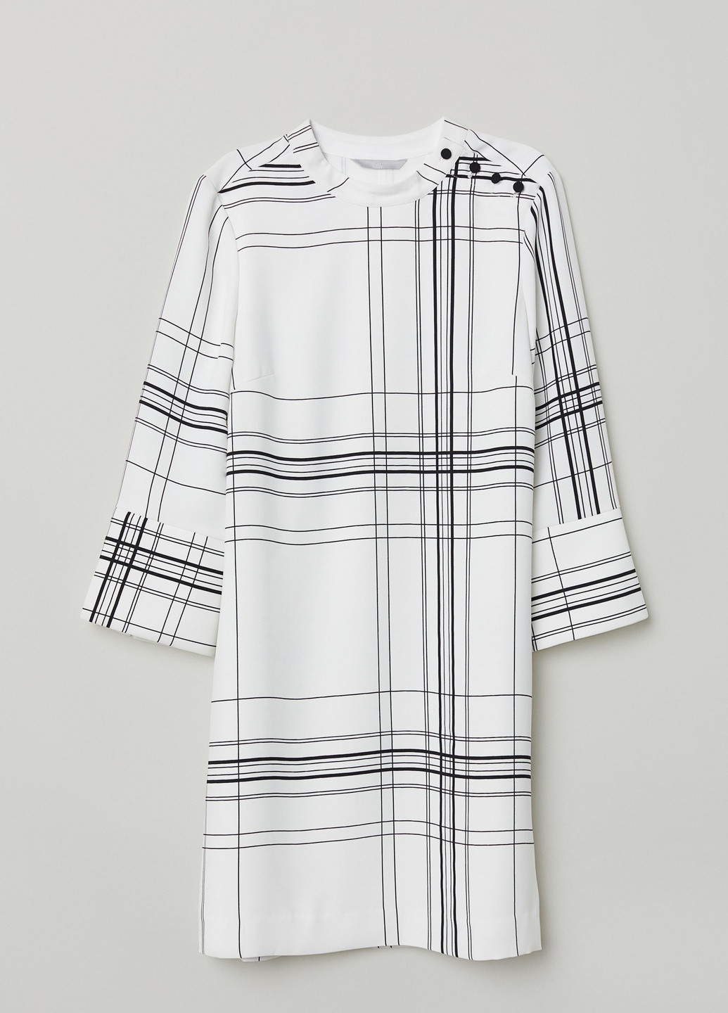 Чорна кежуал сукня H&M однотонна