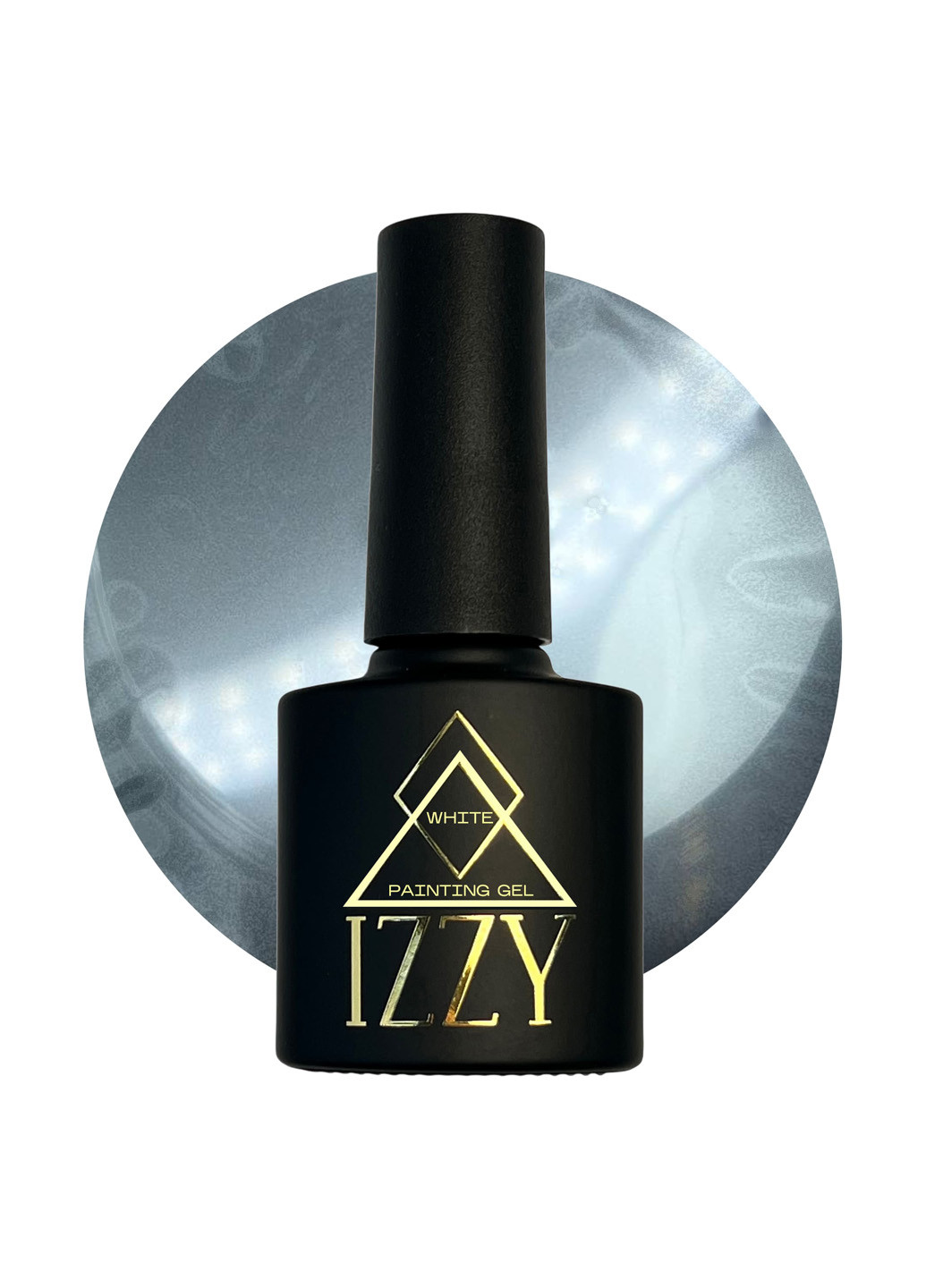 Металлическая гель краска с эффектом жидкого металла белое золото, Gold White, 10 г Izzy (363030525)