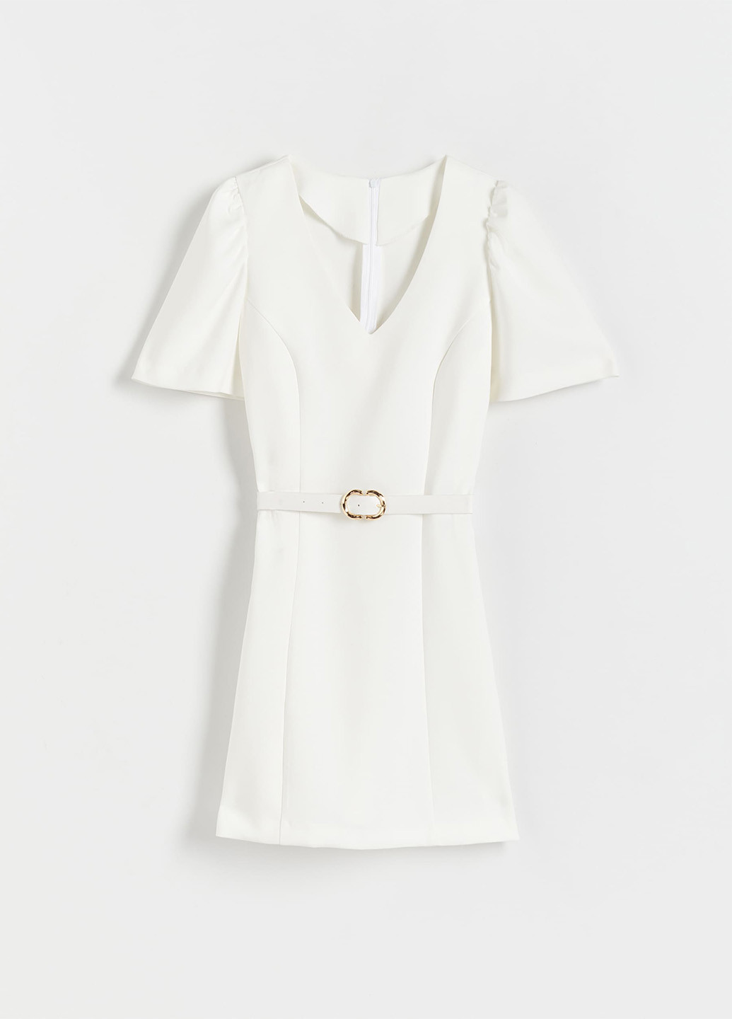 Білий кежуал сукня Reserved однотонна