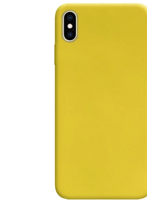 Силиконовый чехол Candy для Apple iPhone XS Max (6.5') Желтый (is_00000040529_6) Epik (229728168)