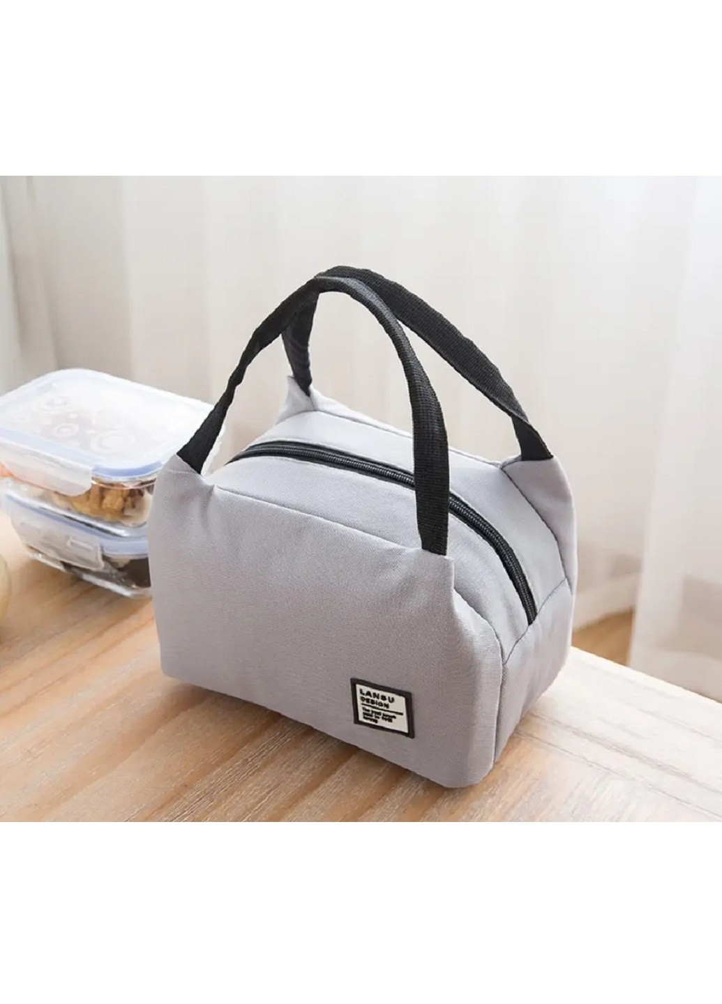 Термосумка переносная термоизоляционная сумка на молнии компактная 24х12х16 см (62619-Нов) Unbranded (253091319)