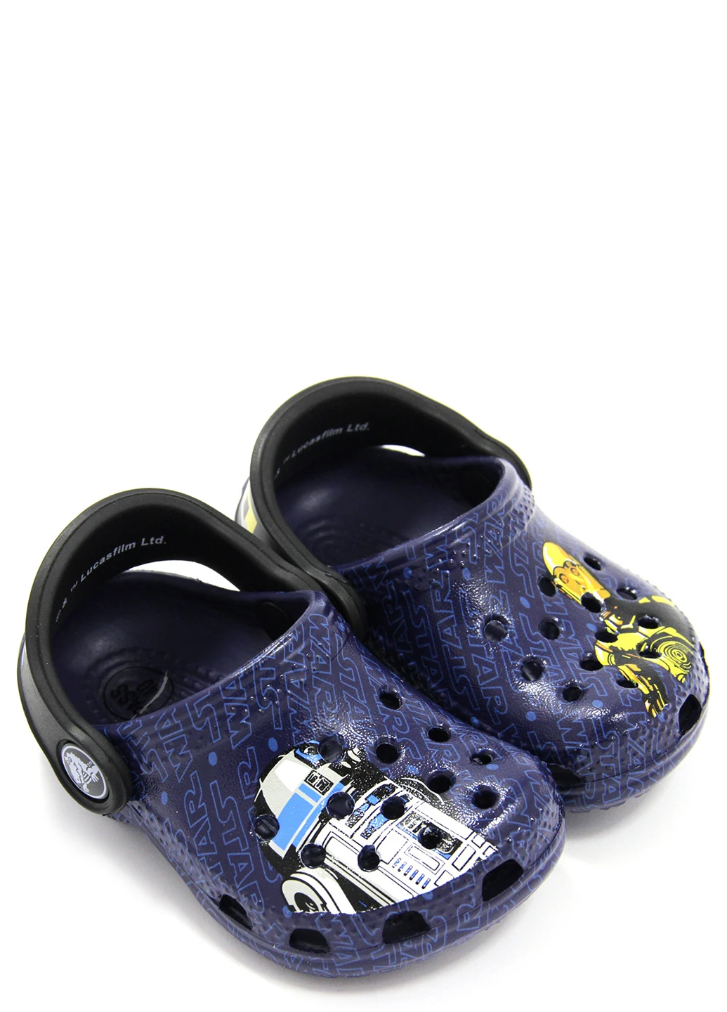 Синие сабо для мальчиков star wars r2d2 c3po Crocs