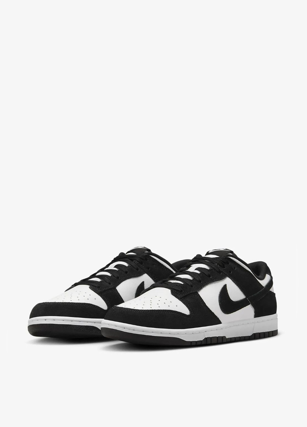 Чорно-білі кеди Nike Dunk Low Retro