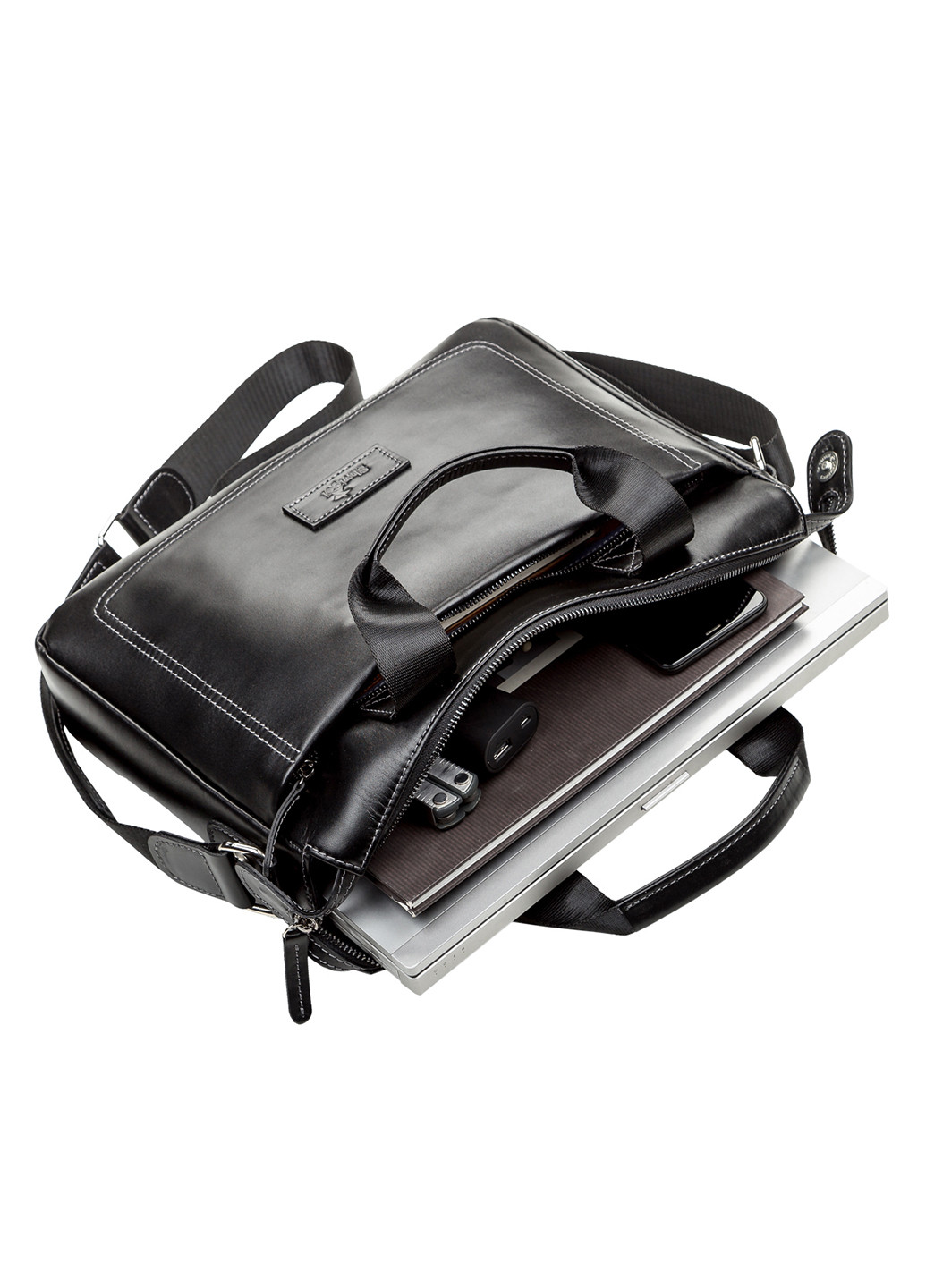 Чоловіча шкіряна сумка 34х26х6,5 см Shvigel (252130867)