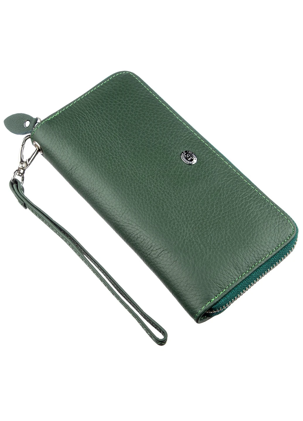 Жіночий шкіряний гаманець-клатч 9х18,5 см st leather (229460265)