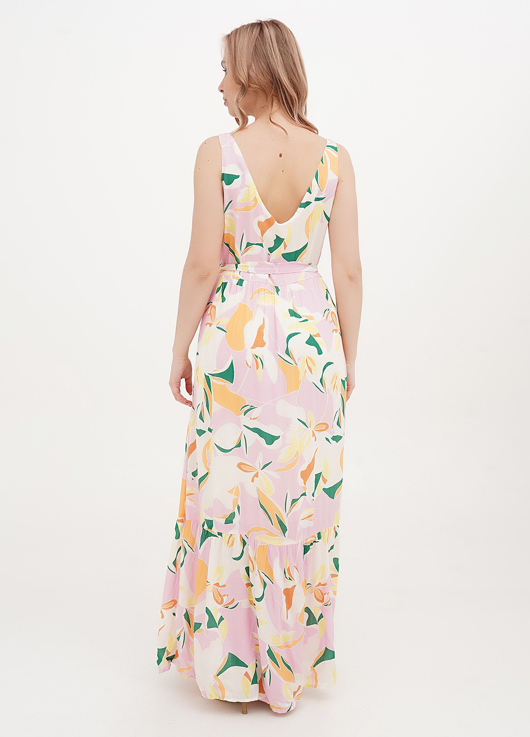 Комбінована кежуал сукня а-силует We з квітковим принтом