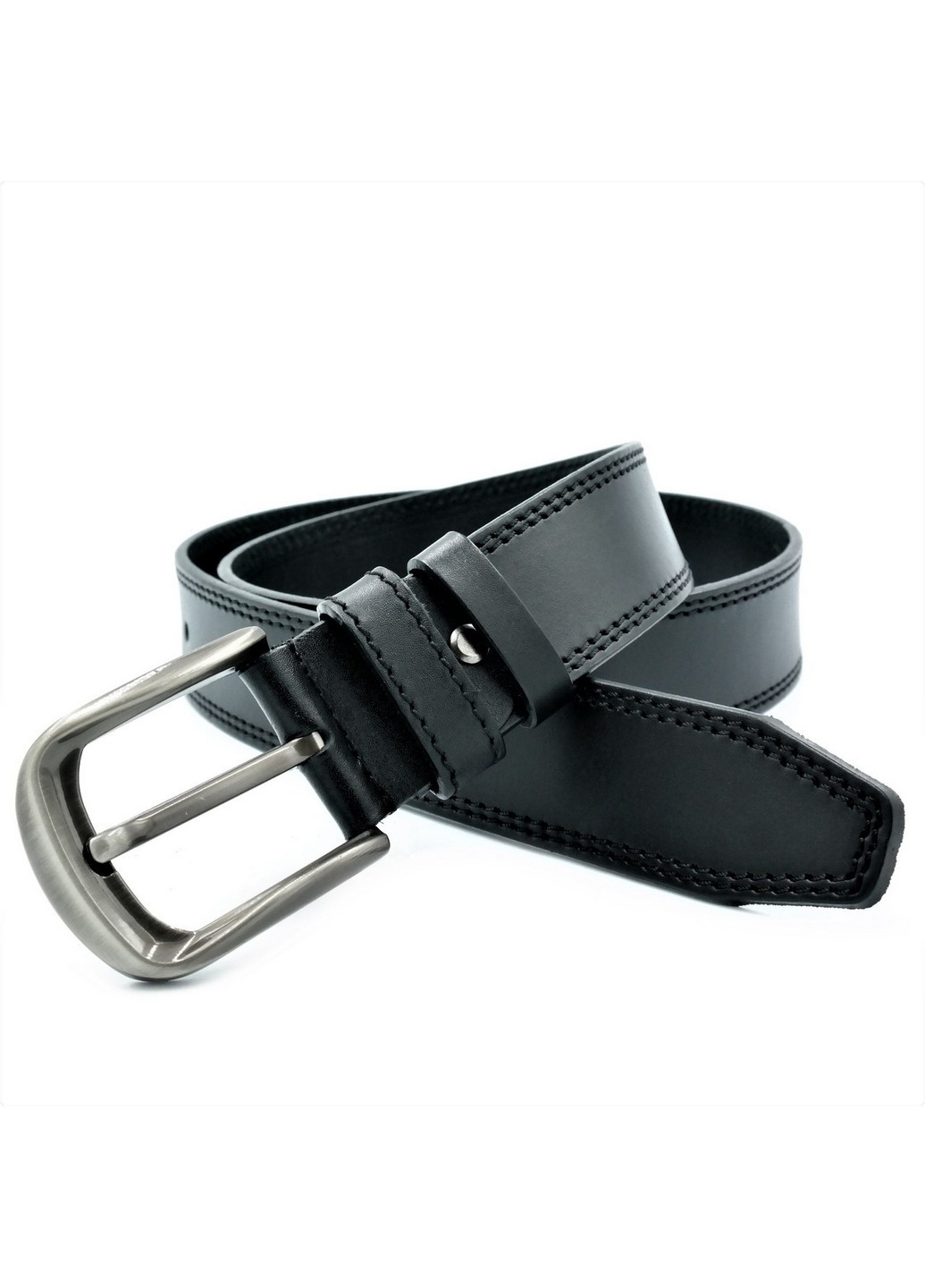 Шкіряний чоловічий ремінь 110-125х4 см Weatro (211366762)