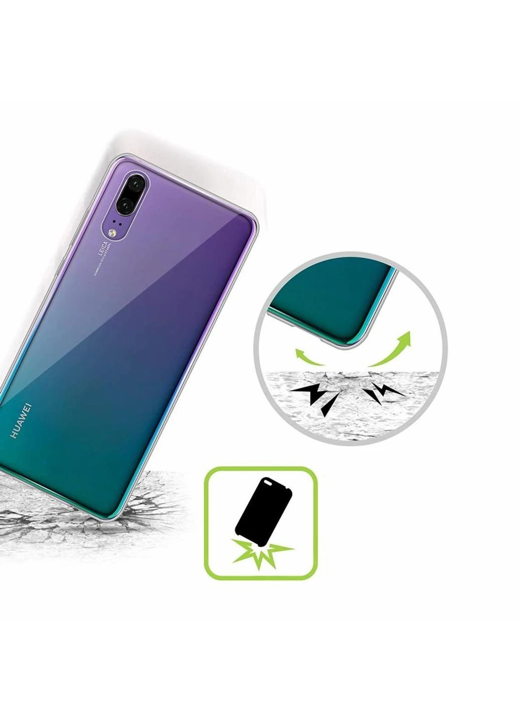 Чохол для мобільного телефону (смартфону) Laudtec для Huawei Y7 2019 Clear tpu (Transperent) (LC-HY72019T) BeCover (201492510)