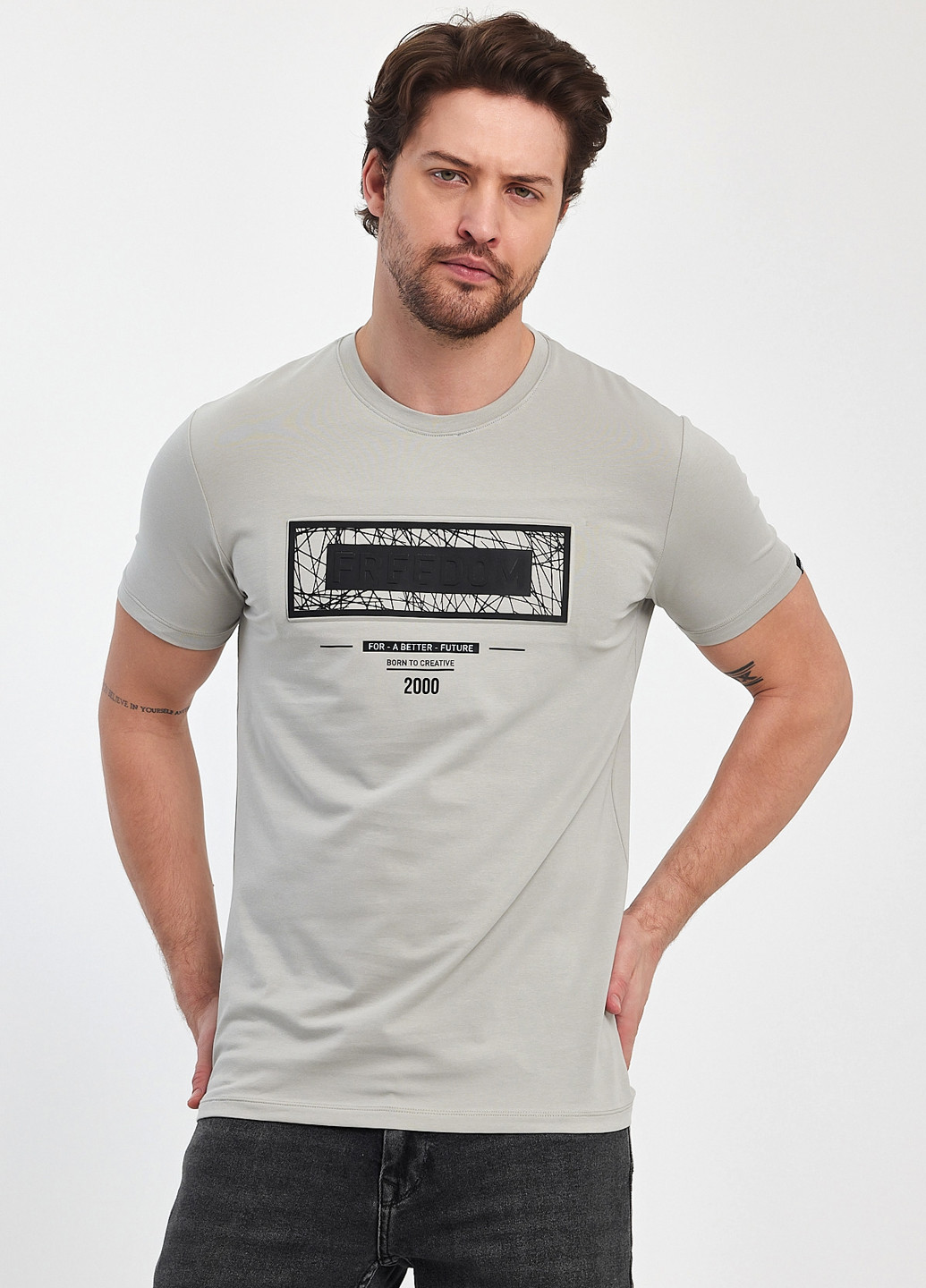 Світло-сіра футболка Trend Collection