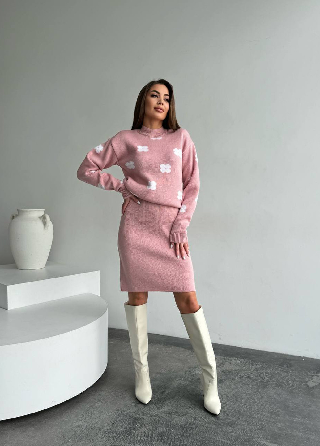 Костюм (джемпер, юбка) No Brand (365959914)