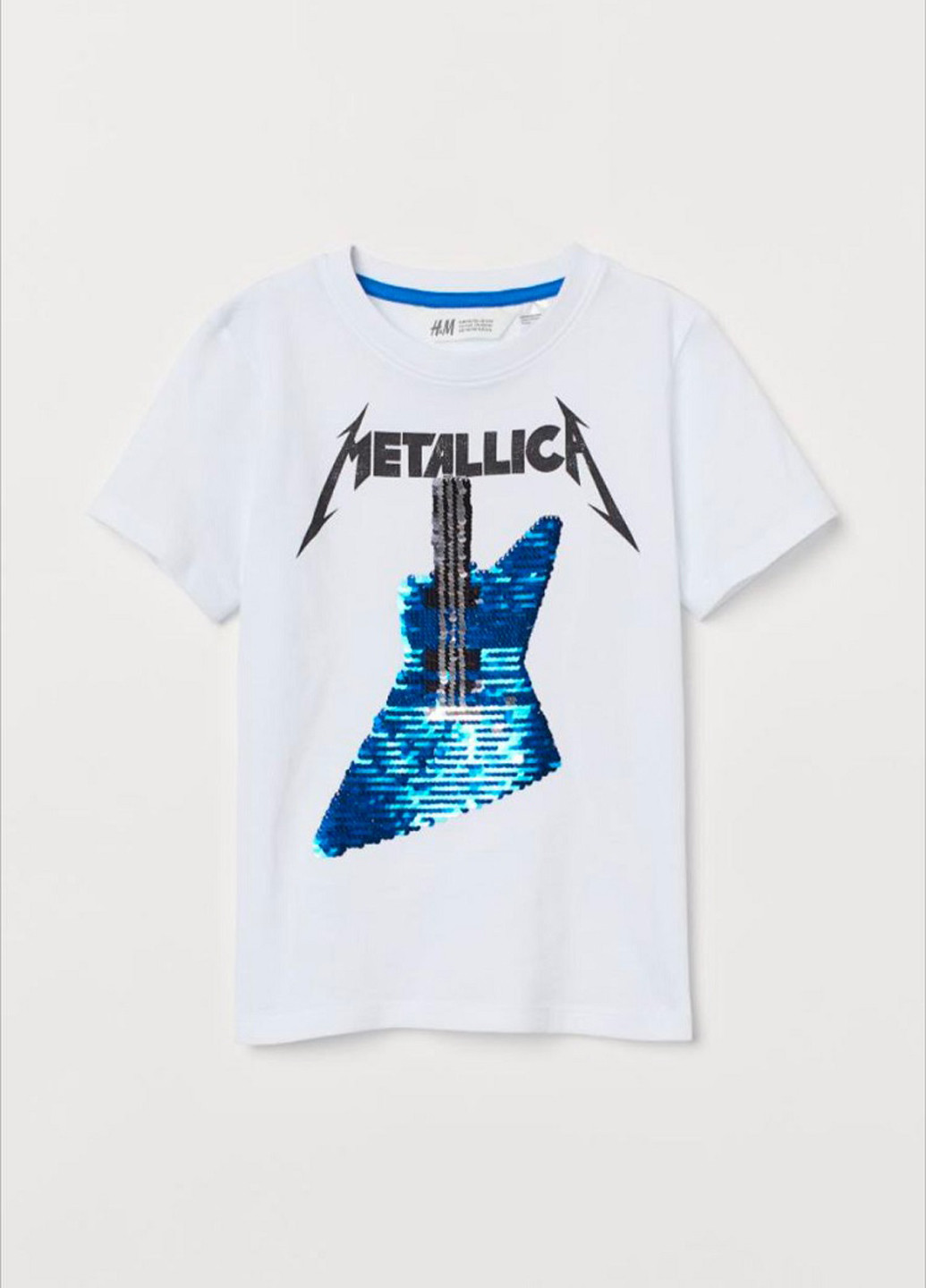 Белая летняя футболка H&M