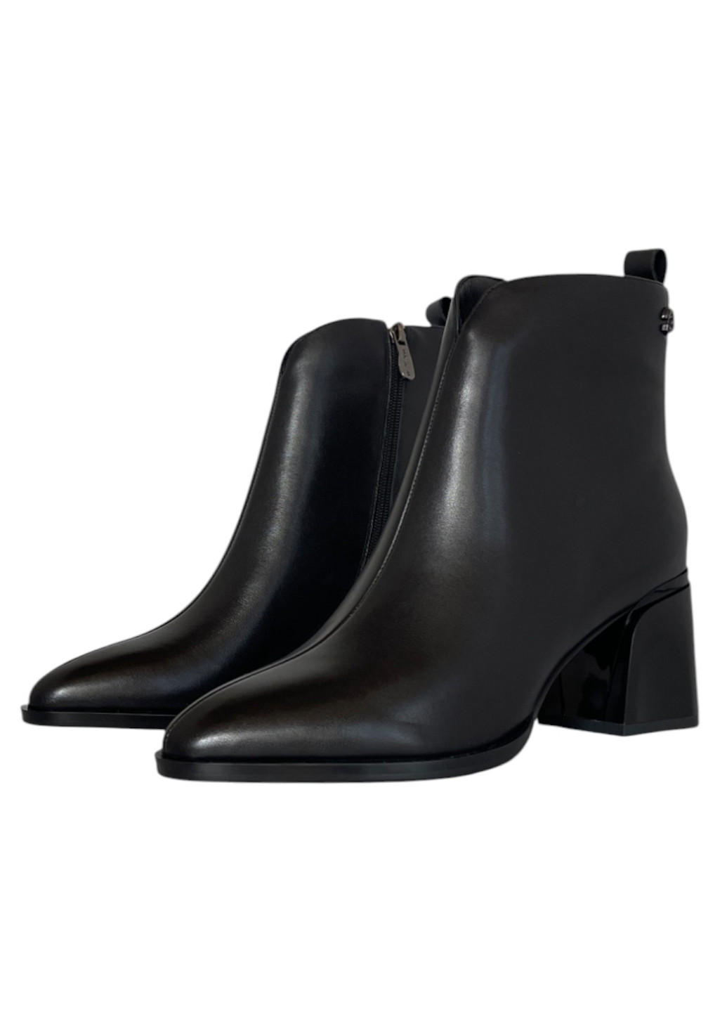 Черные демисезонная ботильоны Melanda.M