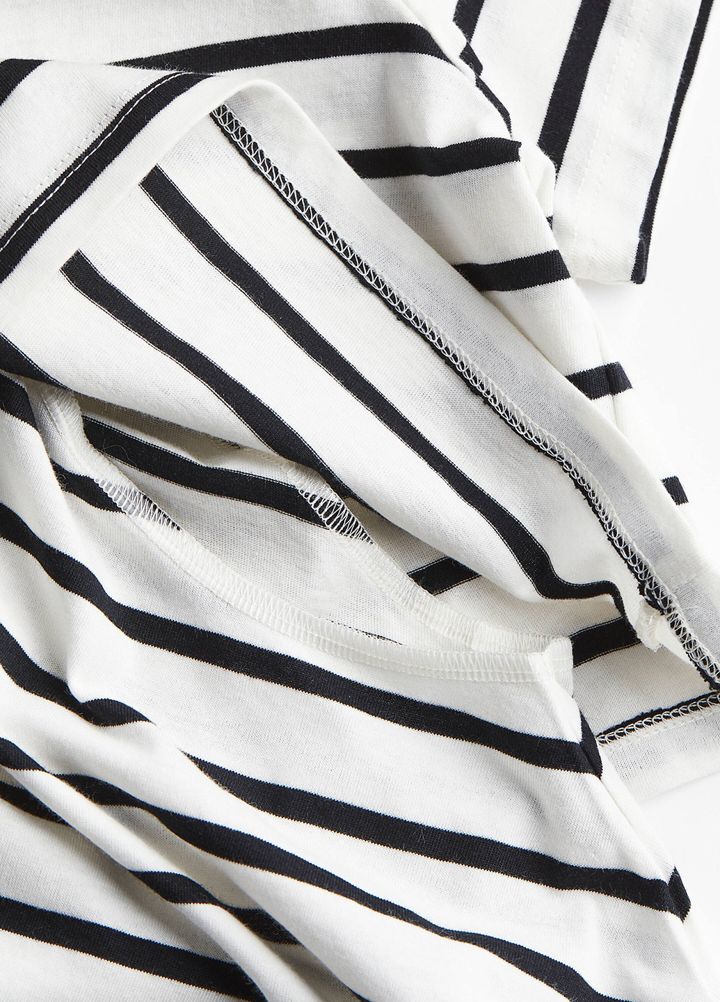 Чорно-білий кежуал сукня для вагітних та годуючих сукня-футболка H&M в смужку