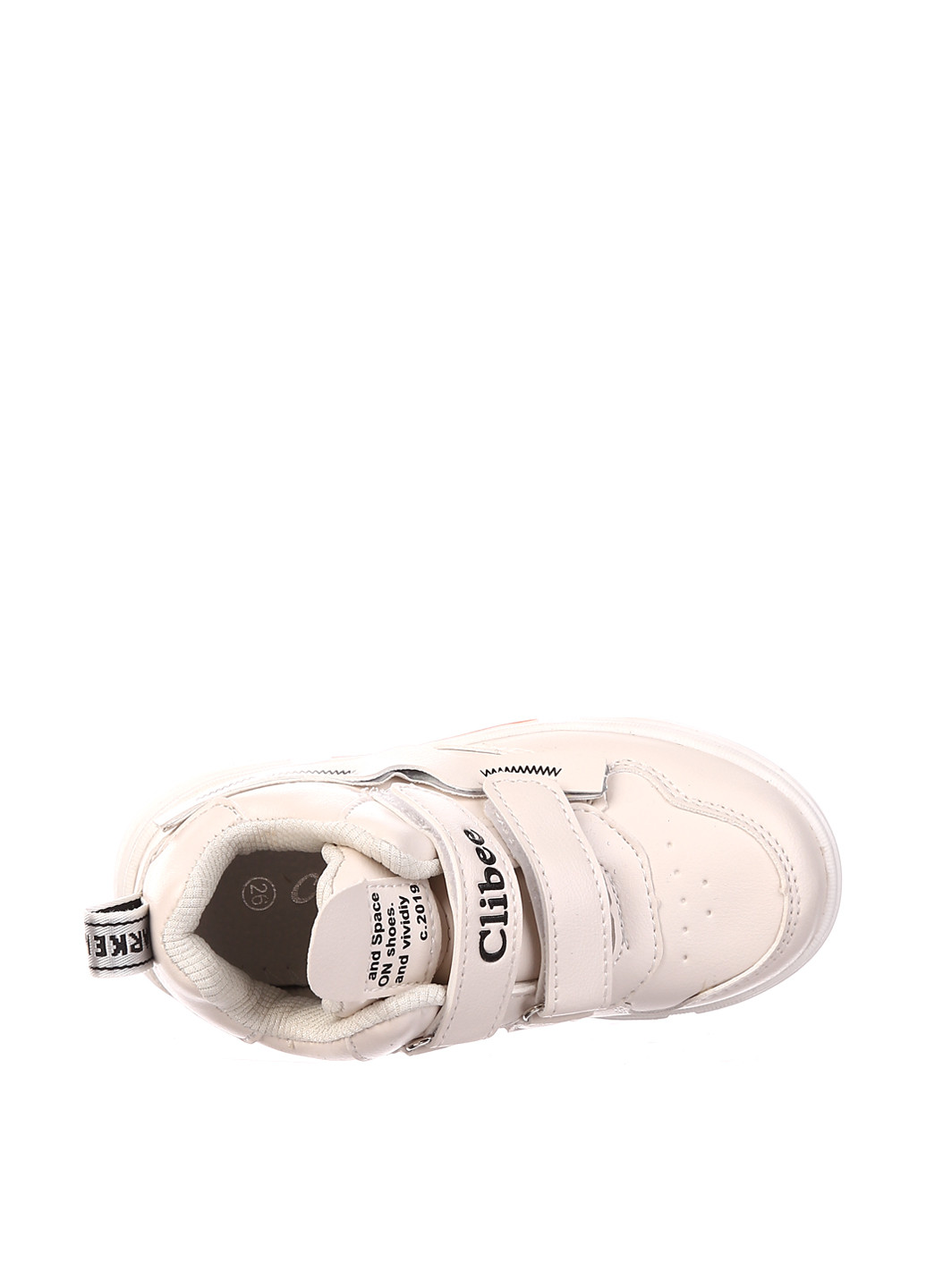 Белые всесезонные кроссовки Clibee